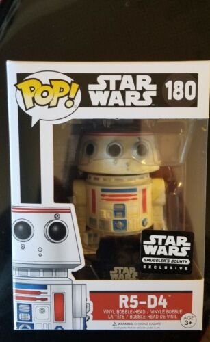 Funko POP! Star Wars R5-D4 #180 Smuggler’s Bounty Ex. Mint  W / Pop Protector