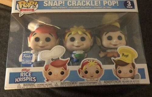Funko Pop! Ad Icons 3-pack Rice Krispies Snap! Crackle! Pop! (IN HAND)
