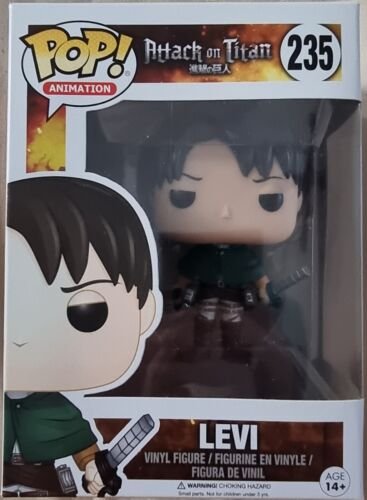 Funko Pop! Anime: Attack on Titan Levi Ackerman #235 Vaulted !