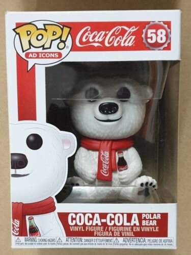 Funko Pop Annonce Icônes : Coca-Cola – Ours Polaire Vinyle Figurine – 58 – neuf