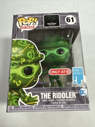Funko Pop! Art Séries Batman Toujours #61 The Riddler Cible Exclusivité