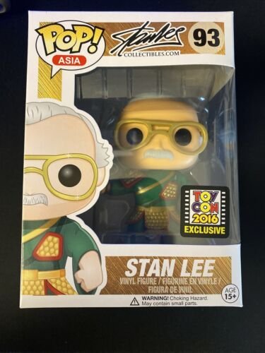 Funko Pop Asie Stan Lee Toy Avec 2016 Exclusive 93 Poplife Promo Ed Spéciale