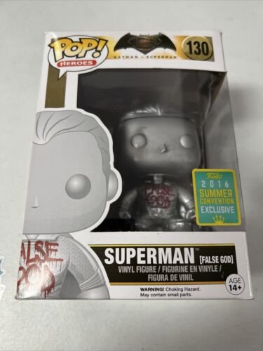 Funko Pop Batman Vs Superman False God 2016 Été Convention Exclusivité 130