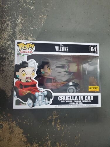 Funko Pop! Disney Cruella en Voiture #61 Chaud Objet EXC Vinyle Figurine Funko Pop! Disney Cruella en Voiture #61 Chaud Objet EXC Vinyle Figurine