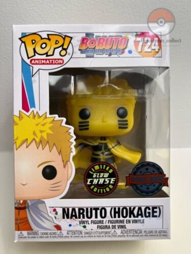 Funko Pop ! Figurine vinyle Animation Boruto Naruto (Hokage) Chase – État neuf