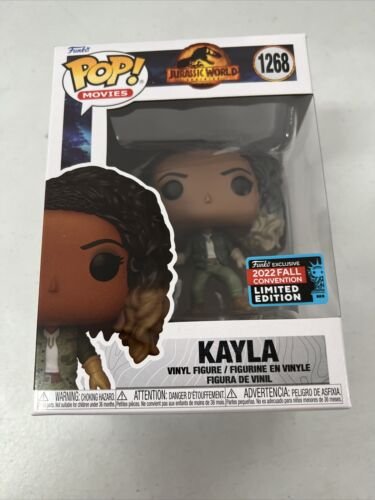 Funko Pop! Jurassic Monde Dominion Kayla #1268 2022 Automne Convention Exclusive