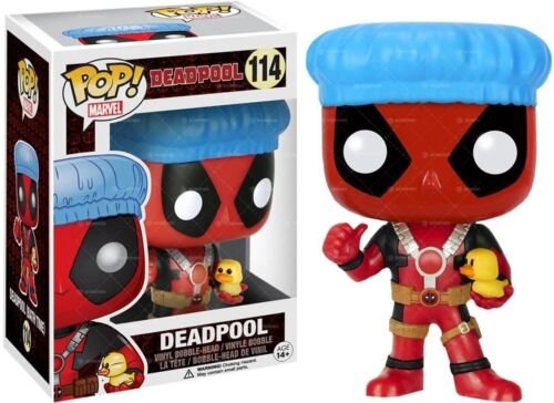 Funko Pop! Marvel Bain Temps Deadpool Exclusivité 114 Vinyle Bobble-Head Funko Pop! Marvel Bain Temps Deadpool Exclusivité 114 Vinyle Bobble-Head
