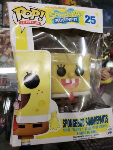 Funko Pop Spongebob Squarepants #25 Rare Retired damaged package still NIB Funko Pop Spongebob Squarepants #25 Rare Retired damaged package still NIB
