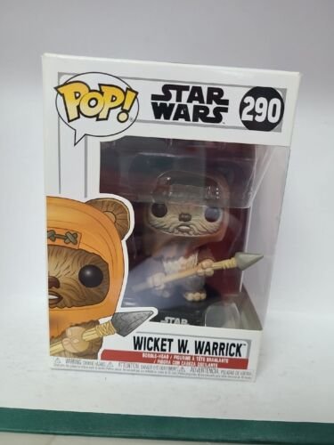 Funko Pop! Star Wars Wicket Avec Warrick #290 Vinyle Figurine