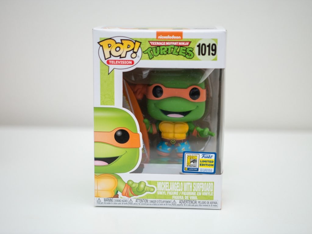 Funko Pop! TMNT Michelangelo With Surfboard SDCC 2020 #1019 Exclusive Funko Pop! TMNT Michelangelo With Surfboard SDCC 2020 #1019 Exclusive