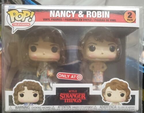 Funko Pop Télévision Netflix STRANGER THINGS Nancy Robin Vinyle Figurine En Main Funko Pop Télévision Netflix STRANGER THINGS Nancy Robin Vinyle Figurine En Main