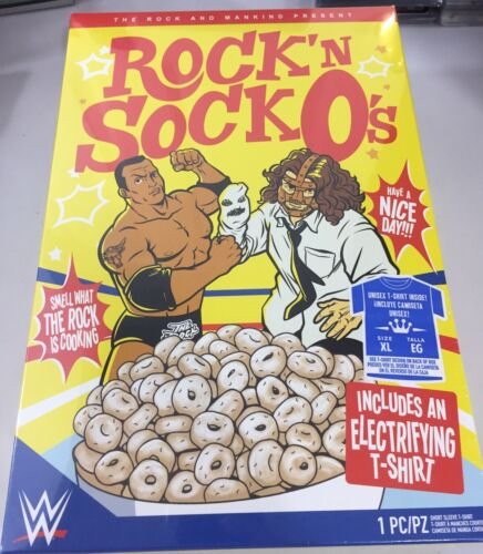 Funko Pop Tés Wwe The Rock & Mankind Mick Foley Rock ’ N Socko ’S Chemise XL