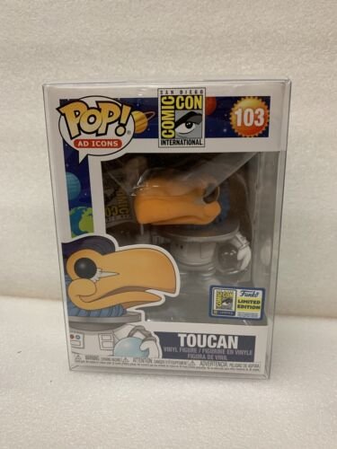 Funko Pop! Toucan Astronaut 2020 SDCC Exclusive #103 RARE Factory Error Look