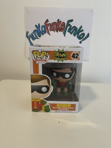 Funko Pop! Vinyle – Batman Classique Télévision Séries – Robin #42 Voûtée C1