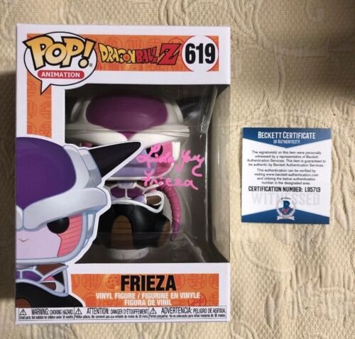 Linda Young Signed Autographed Frieza Funko Pop Dragon Ball Z BECKETT COA 25