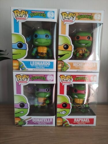 Lot 4 FUNKO POP Teenage Mutant Ninja Turtles / Tortues Ninja Lot 4 FUNKO POP Teenage Mutant Ninja Turtles / Tortues Ninja