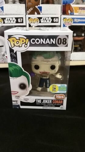 NIB New Funko Pop Conan The Joker #08 SDCC 2016 Exclusive Limited Edition NIB New Funko Pop Conan The Joker #08 SDCC 2016 Exclusive Limited Edition