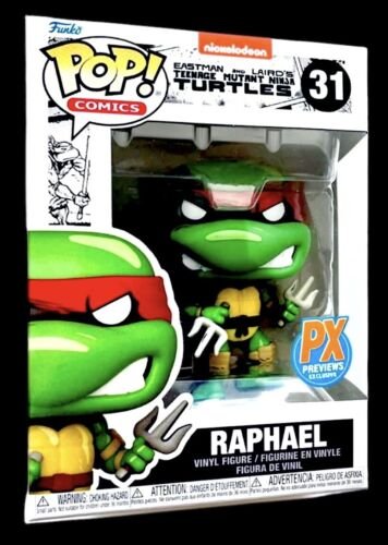 Ninja Tortues Funko Pop Bd#31 Raphael Px Previews de Collection Jouet 2021 Moc