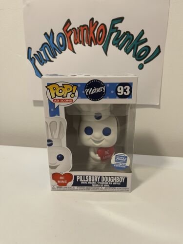 Pillsbury Doughboy avec Cœur Funko Pop #93 Annonce Icônes, Édition Limitée B5