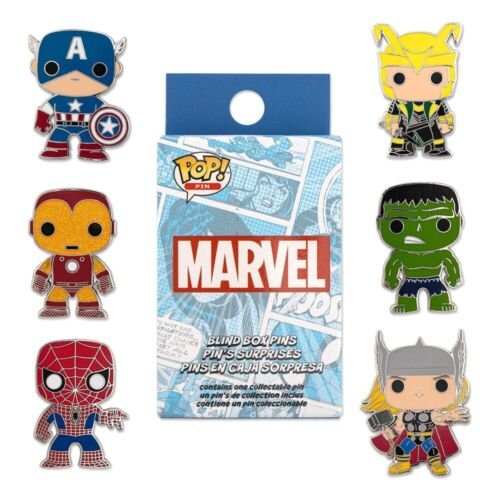 Pin Marvel / 1 Boite mystère – 1 blind box / Disney Loungefly Funko Pop Pin Marvel / 1 Boite mystère – 1 blind box / Disney Loungefly Funko Pop