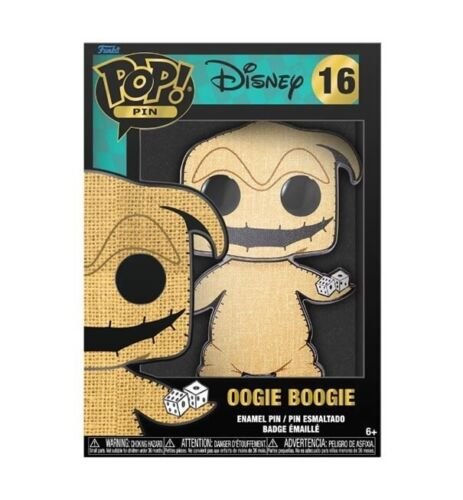 Pin Pop / Oogie Boogie – l’étrange noël de Mr Jack N°16 / Disney Funko 10cm Pin Pop / Oogie Boogie – l’étrange noël de Mr Jack N°16 / Disney Funko 10cm
