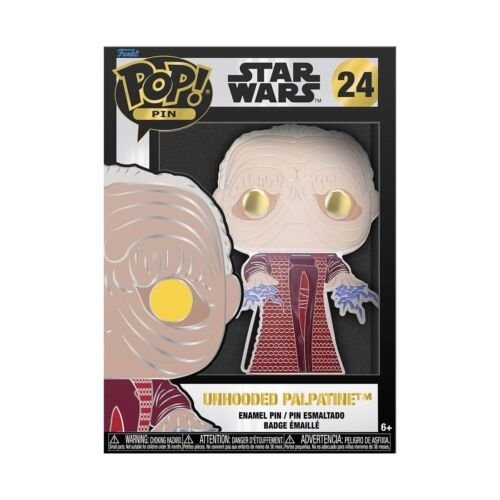 Pin Pop / Palpatine – Star Wars N°24 Disney Funko 10cm Pin Pop / Palpatine – Star Wars N°24 Disney Funko 10cm