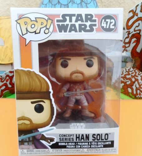 STAR WARS POP 472   han solo box collector disney FUNKO