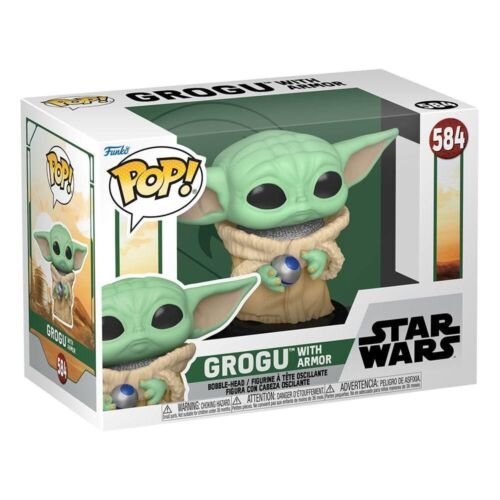 Star Wars Grogu With Armor Pop Funko 2023