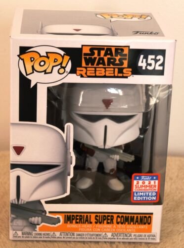 Star Wars Rebels  Funko pop  Imperial Super Commando  452  SDCC 2021  LE