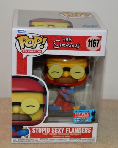 The Simpsons   Funko pop  STUPID SEXY FLANDERS 1167  NYCC 2021 Limited Edition