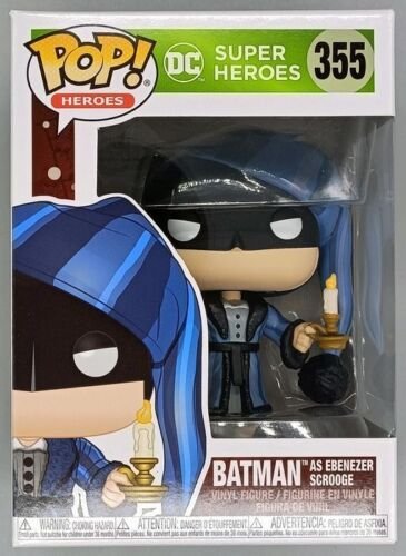 #355 Batman (as Ebenezer Scrooge) DC Holidays Funko POP with POP Protector