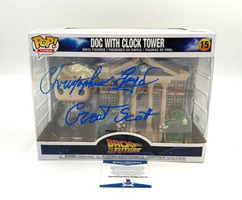 CHRISTOPHER LLOYD SIGNED BACK TO THE FUTURE CLOCK TOWER FUNKO POP AUTO BAS 13 CHRISTOPHER LLOYD SIGNED BACK TO THE FUTURE CLOCK TOWER FUNKO POP AUTO BAS 13