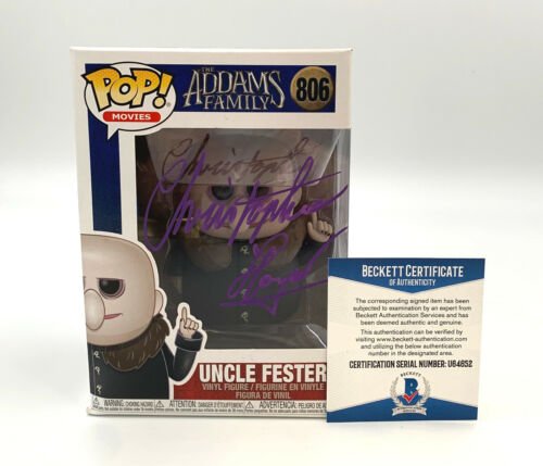 CHRISTOPHER LLOYD SIGNED THE ADDAMS FAMILY FUNKO POP AUTOGRAPH BECKETT BAS 10 CHRISTOPHER LLOYD SIGNED THE ADDAMS FAMILY FUNKO POP AUTOGRAPH BECKETT BAS 10