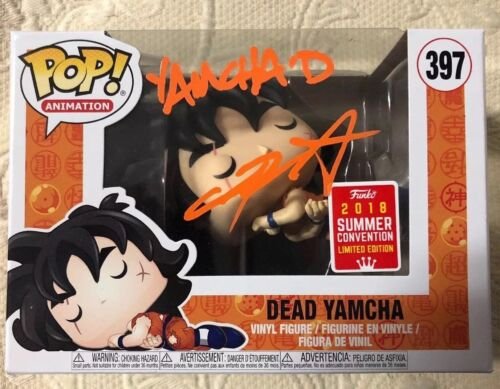 Chris Sabat Signed Autographed YAMCHA Funko Pop Dragon Ball Z JSA WITNESS COA 5 Chris Sabat Signed Autographed YAMCHA Funko Pop Dragon Ball Z JSA WITNESS COA 5