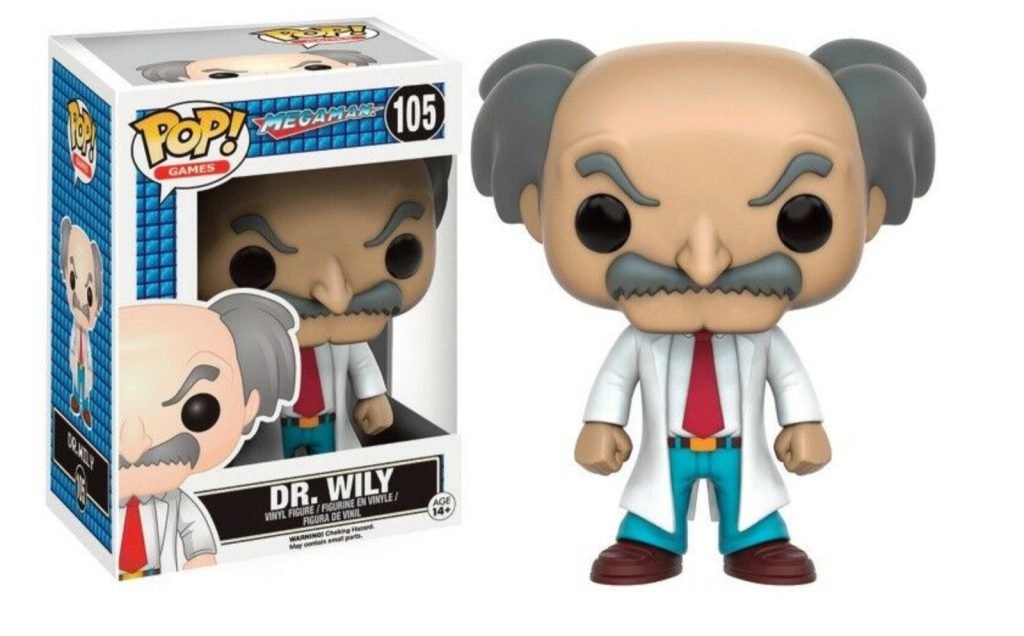 FUNKO POP 105 MEGAMAN DR WILY Vinyl figurine NEUVE NEW ! en boite