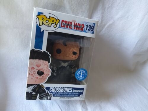 FUNKO POP MARVEL CIVIL WAR CROSSBONES 139 NEUF EN BOÎTE