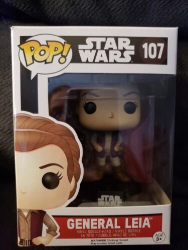 FUNKO POP STAR WARS THE FORCE AWAKENS GENERAL LEIA #107