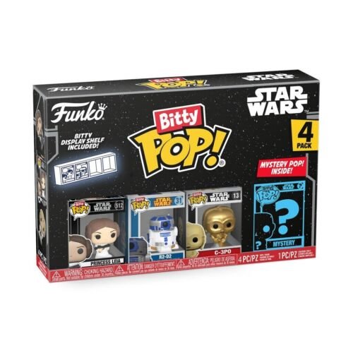 Funko Bitty Pop Star Wars Princesse Pré 4PK Bitty Étui Inclus 1.9cm Figurine Funko Bitty Pop Star Wars Princesse Pré 4PK Bitty Étui Inclus 1.9cm Figurine