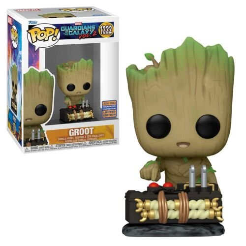 Funko Marvel Pop ! Groot Avec Détonateur Wondercon Exclusivité