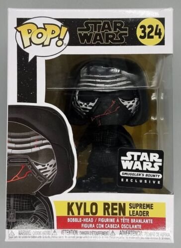 Funko POP #324 Kylo Ren (Supreme Leader, Hooded) – Star Wars Vaulted + Protector Funko POP #324 Kylo Ren (Supreme Leader, Hooded) – Star Wars Vaulted + Protector