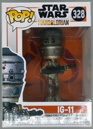 Funko POP #328 IG-11 – Star Wars The Mandalorian – – Includes POP Protector Funko POP #328 IG-11 – Star Wars The Mandalorian – – Includes POP Protector