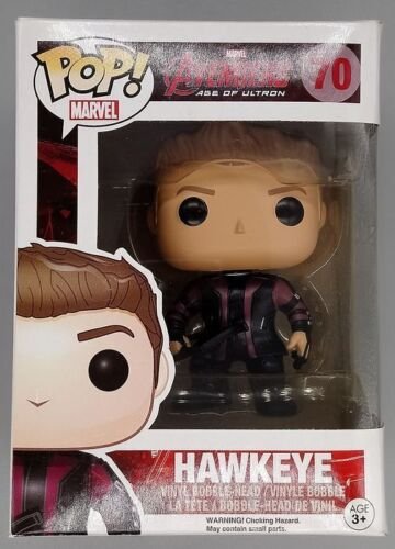 Funko POP #70 Hawkeye – Marvel Avengers Age of Ultron Damaged Box with Protector