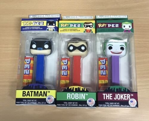 Funko POP! PEZ Batman, Robin and The Joker Funko POP! PEZ Batman, Robin and The Joker