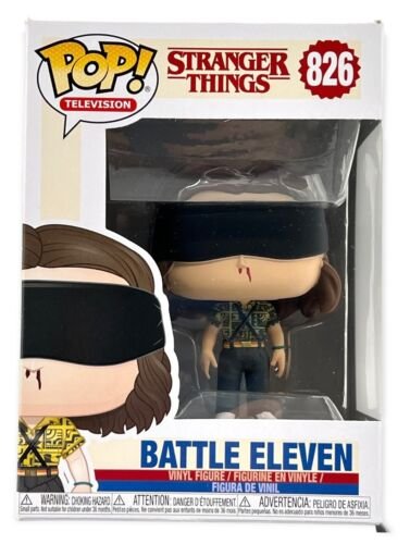 Funko POP Stranger Things Bataille Eleven #826 Incl. Softprotektor Neu & Ovp Funko POP Stranger Things Bataille Eleven #826 Incl. Softprotektor Neu & Ovp