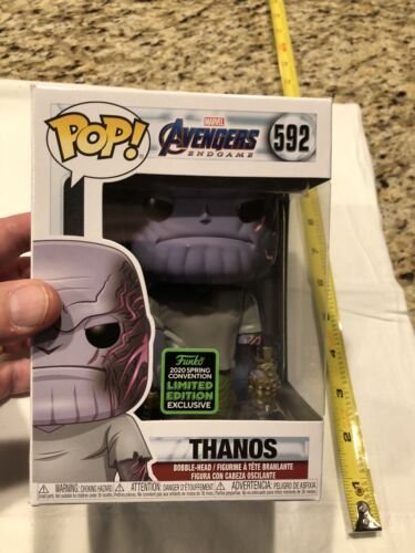 Funko Pop! 2020 ECCC Thanos #592 New In Box LE Exclusive