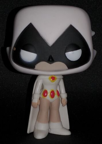 Funko Pop Animation Ado Titans Vinyle Figurine Desseré Corbeau #108 Blanc Chaud