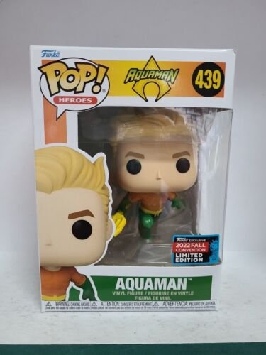 Funko Pop! Aquaman #439 (2022 Automne Avec ) Vinyle Figurine Funko Pop! Aquaman #439 (2022 Automne Avec ) Vinyle Figurine