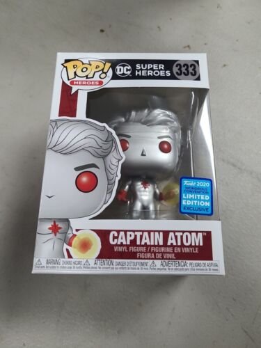 Funko Pop! Dc Super Heroes Captain Atom #333 2020 Wondrous Convention Funko Pop! Dc Super Heroes Captain Atom #333 2020 Wondrous Convention