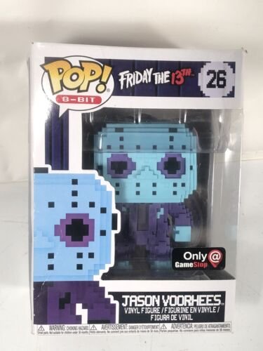 Funko Pop! Friday The 13th Jason Voorhees 8-Bit NES Color #26 Gamestop Exclusive