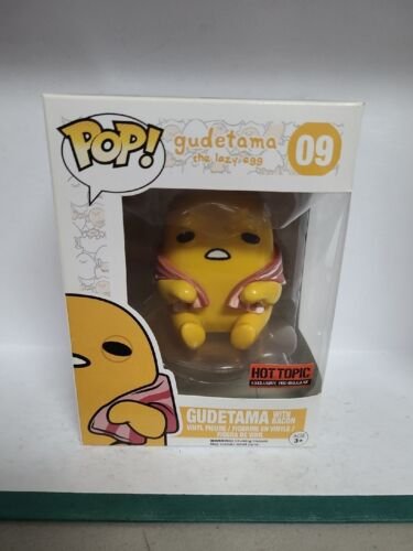 Funko Pop! Gudetama Avec Bacon #9 (Chaud Objet EXC Pre-sortie) Vinyle Figurine